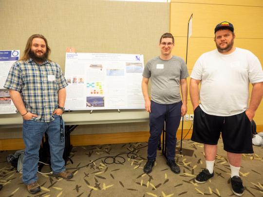 From left to right: Samuel Hobbs, Gabriel Nicholson and John Ohmer