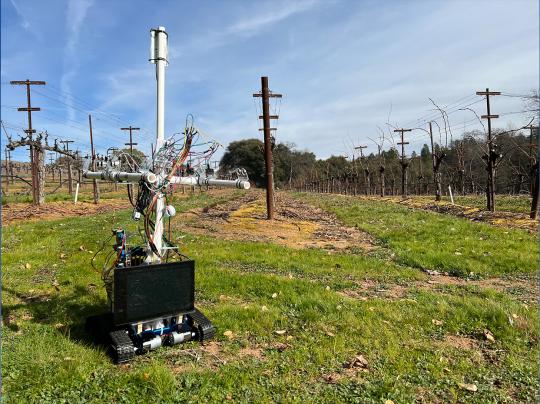 Autonomous Yield Estimator (AYE) Rover in the Field